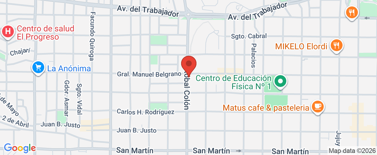 Mapa de la ubicación