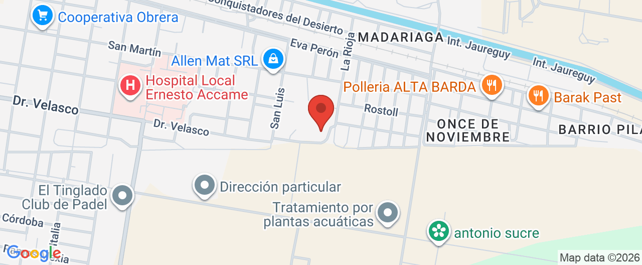 Mapa de la ubicación