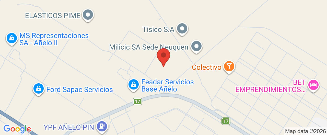 Mapa de la ubicación