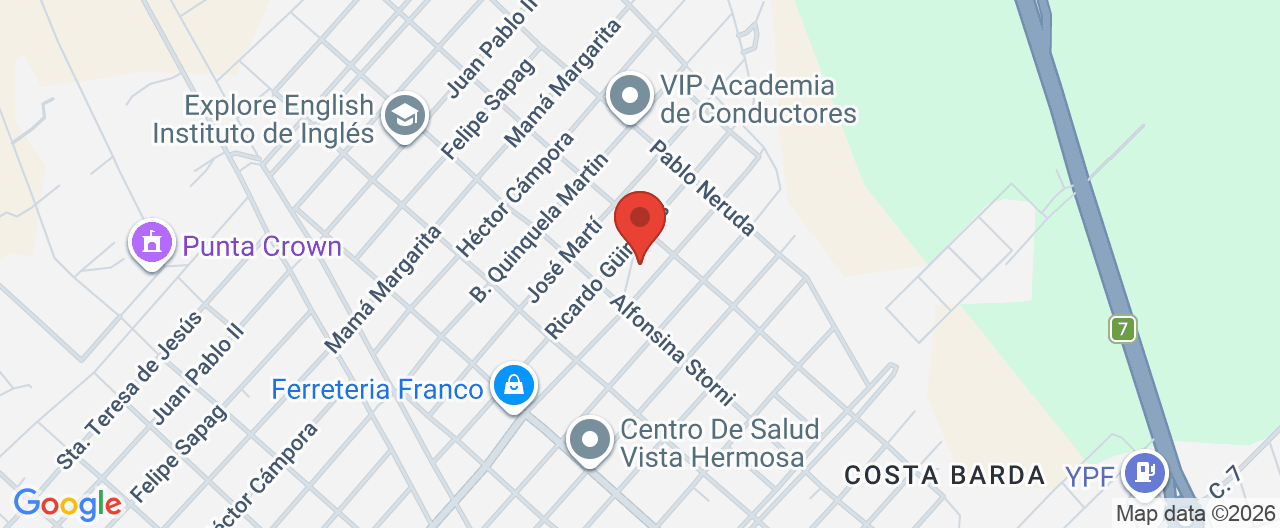 Mapa de la ubicación