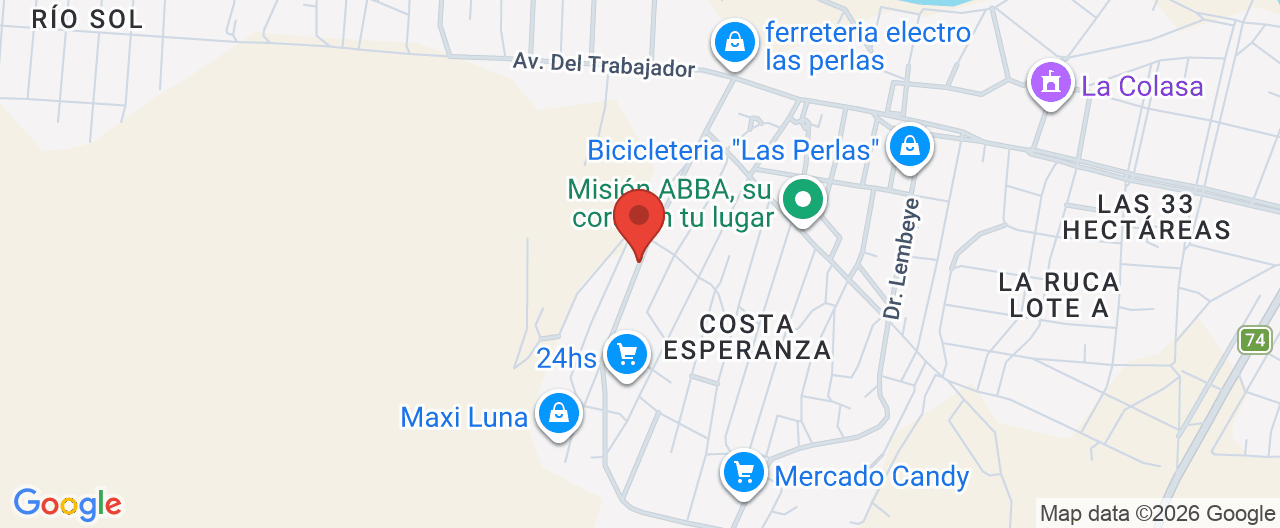 Mapa de la ubicación
