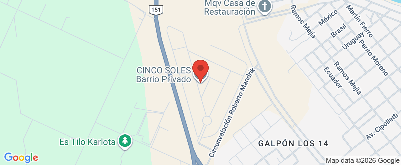 Mapa de la ubicación