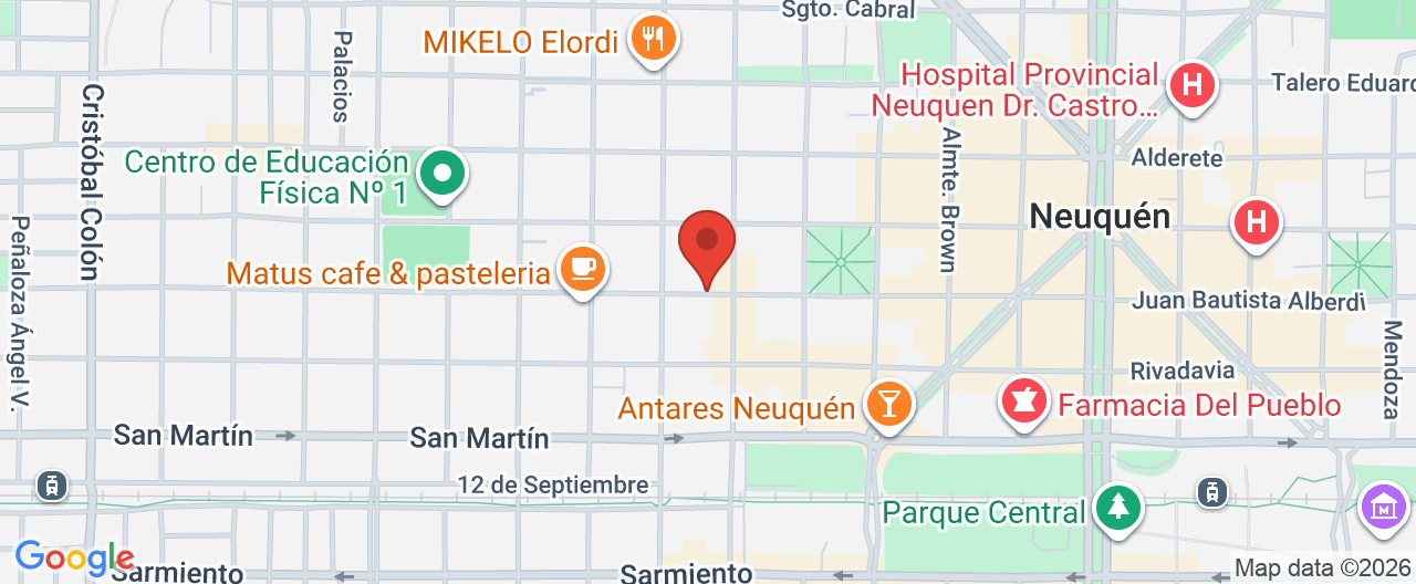 Mapa de la ubicación