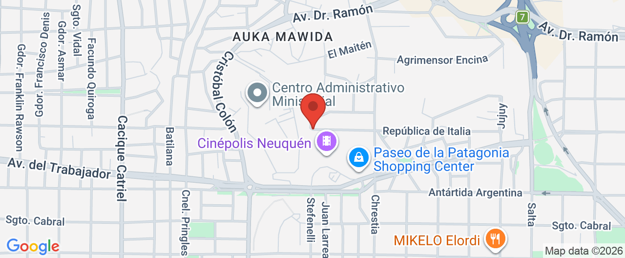 Mapa de la ubicación