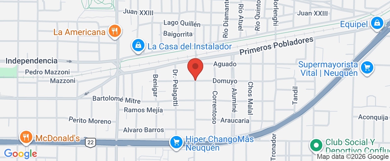 Mapa de la ubicación