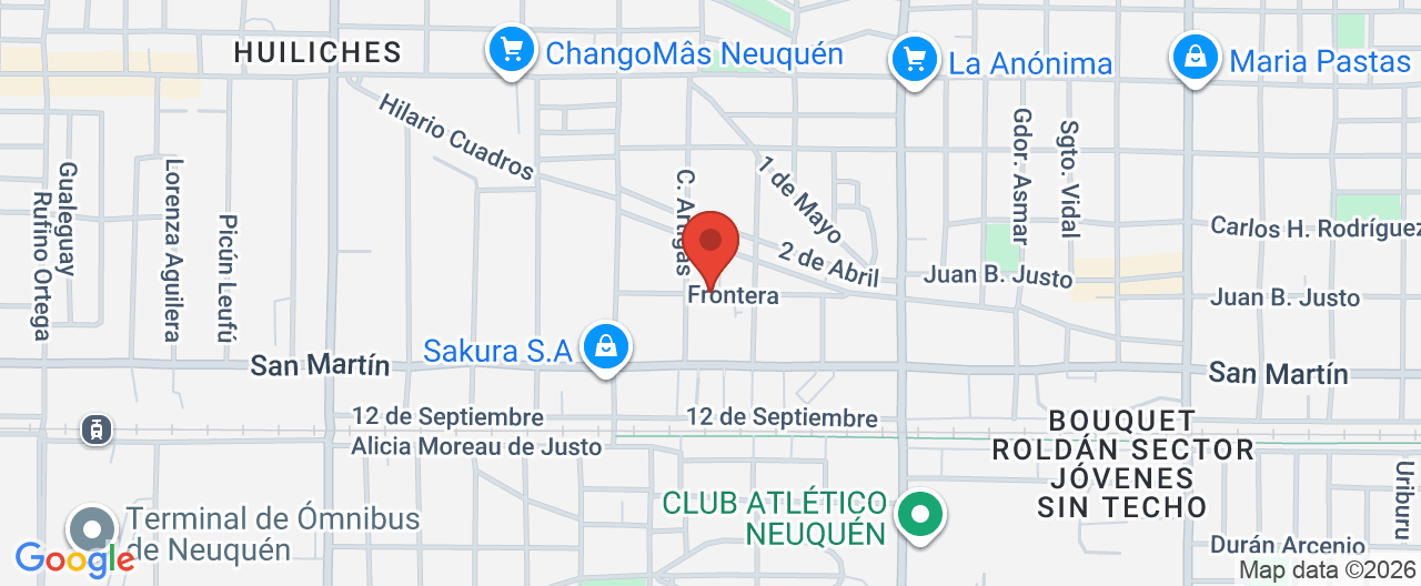 Mapa de la ubicación
