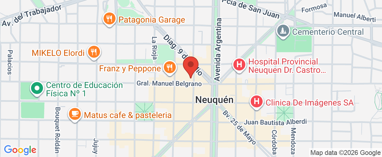 Mapa de la ubicación