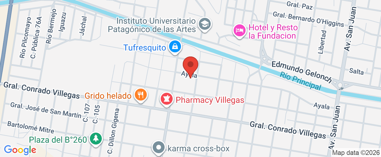Mapa de la ubicación