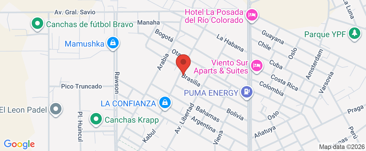 Mapa de la ubicación
