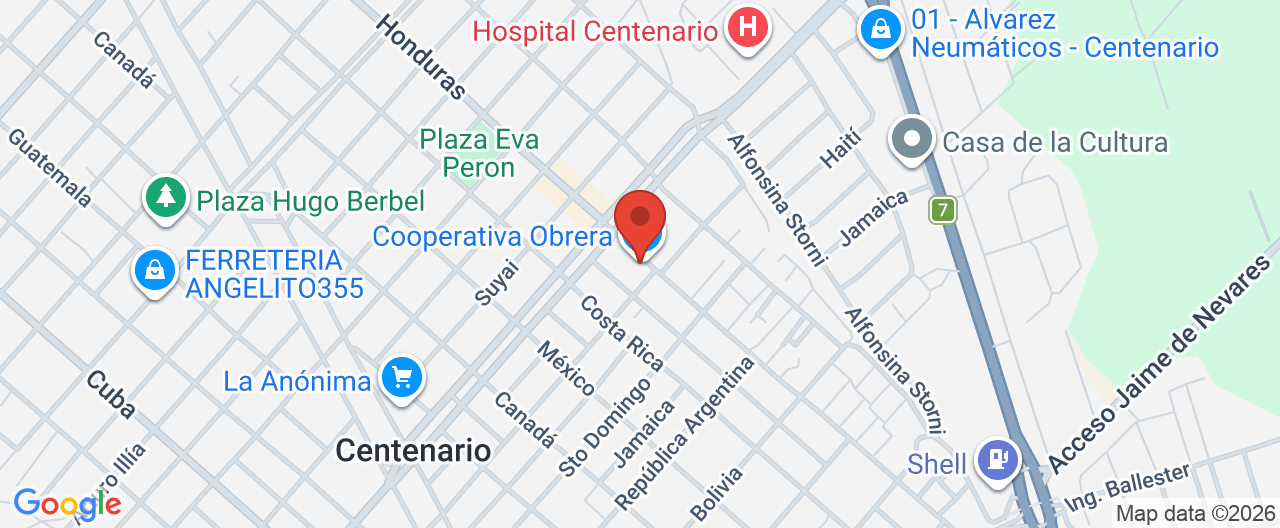 Mapa de la ubicación