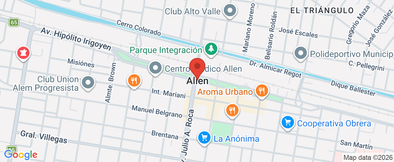 Mapa de la ubicación