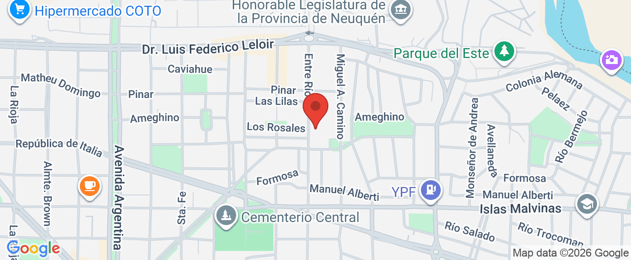 Mapa de la ubicación