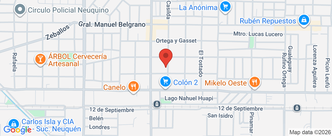 Mapa de la ubicación