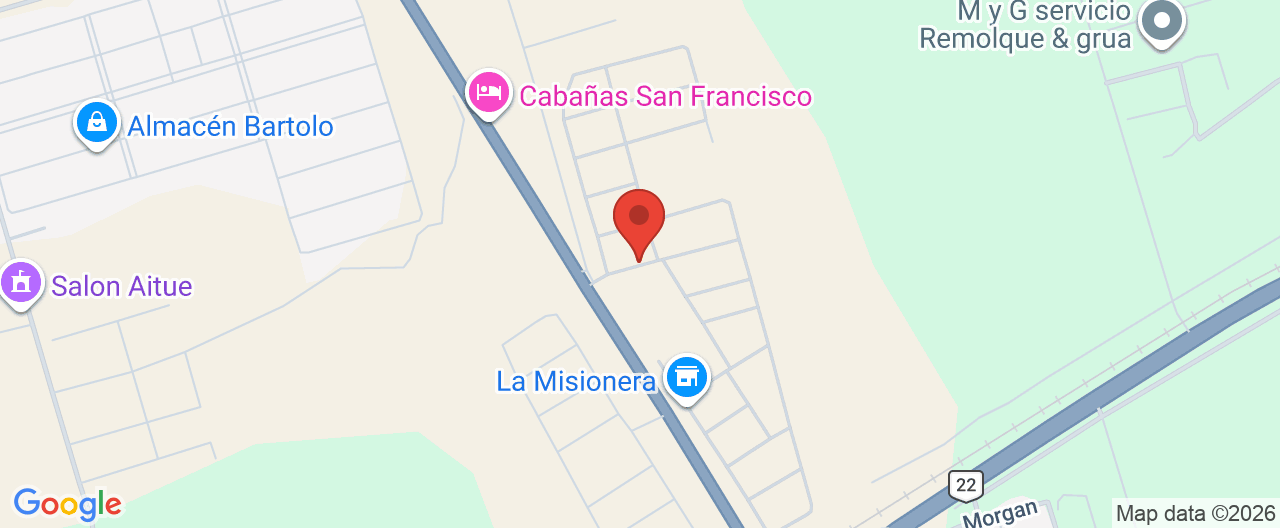 Mapa de la ubicación