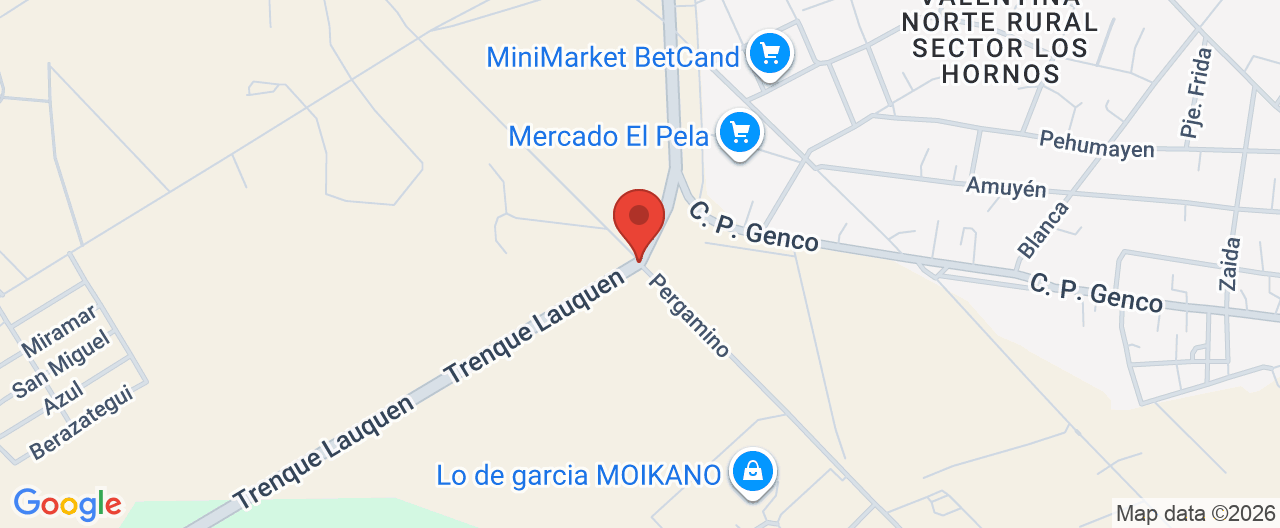 Mapa de la ubicación