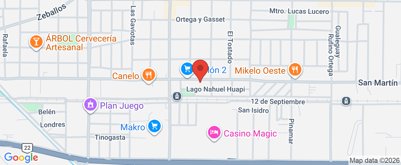Mapa de la ubicación