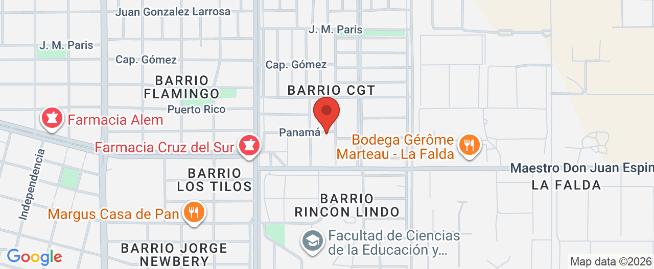 Mapa de la ubicación