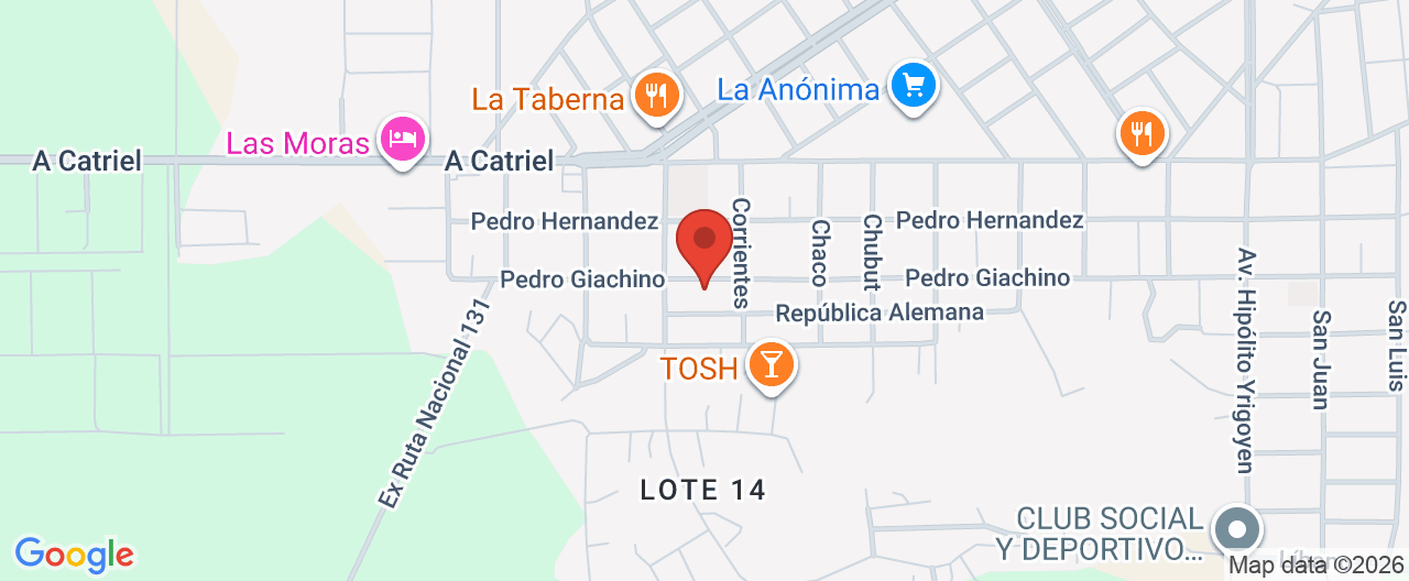 Mapa de la ubicación