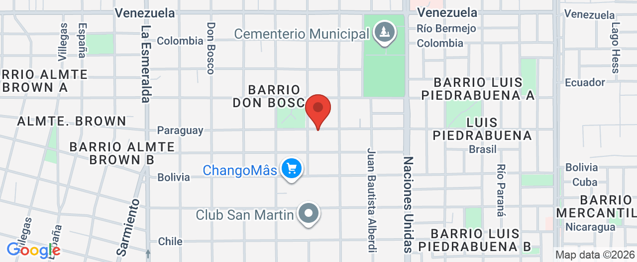 Mapa de la ubicación