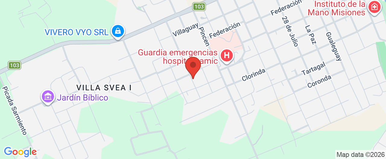 Mapa de la ubicación