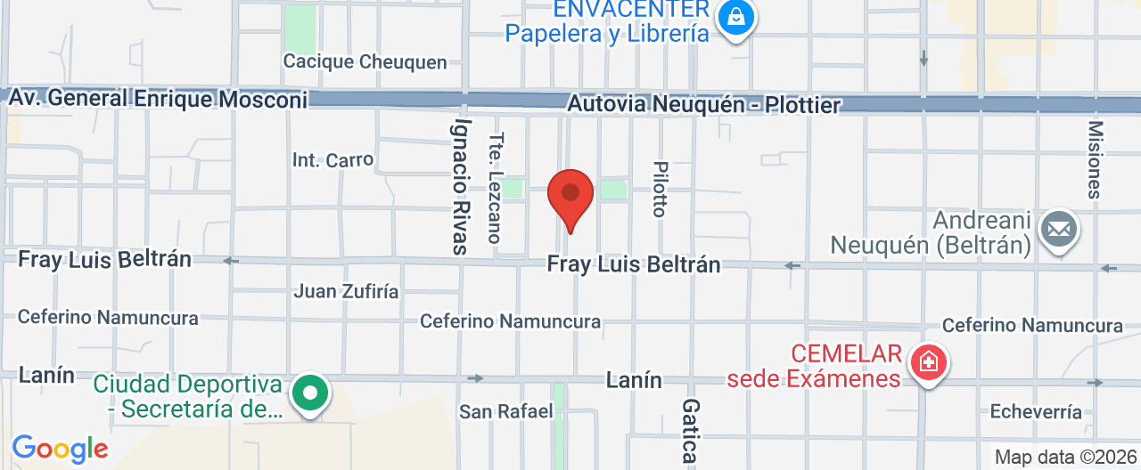 Mapa de la ubicación