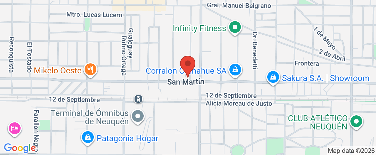 Mapa de la ubicación