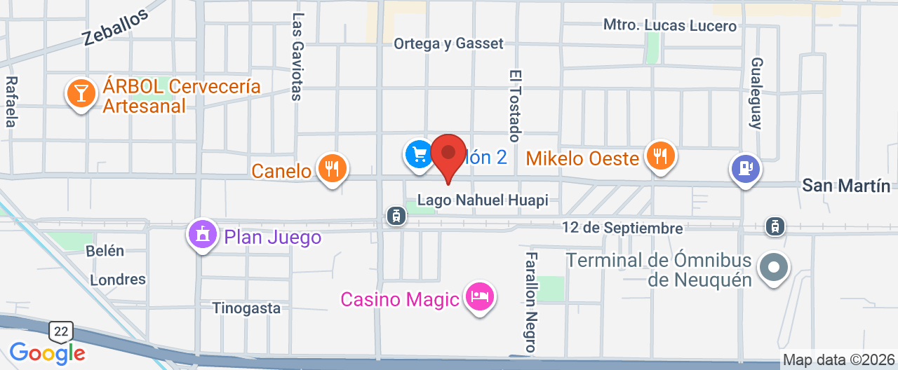 Mapa de la ubicación