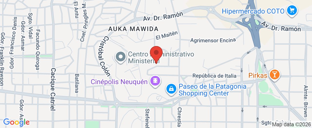 Mapa de la ubicación