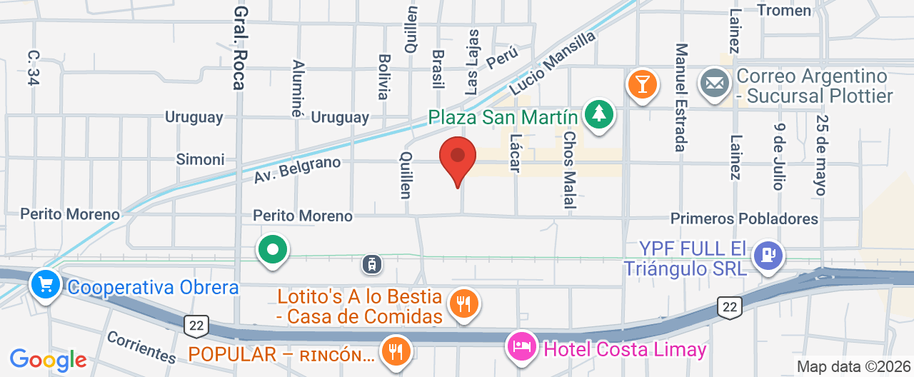 Mapa de la ubicación