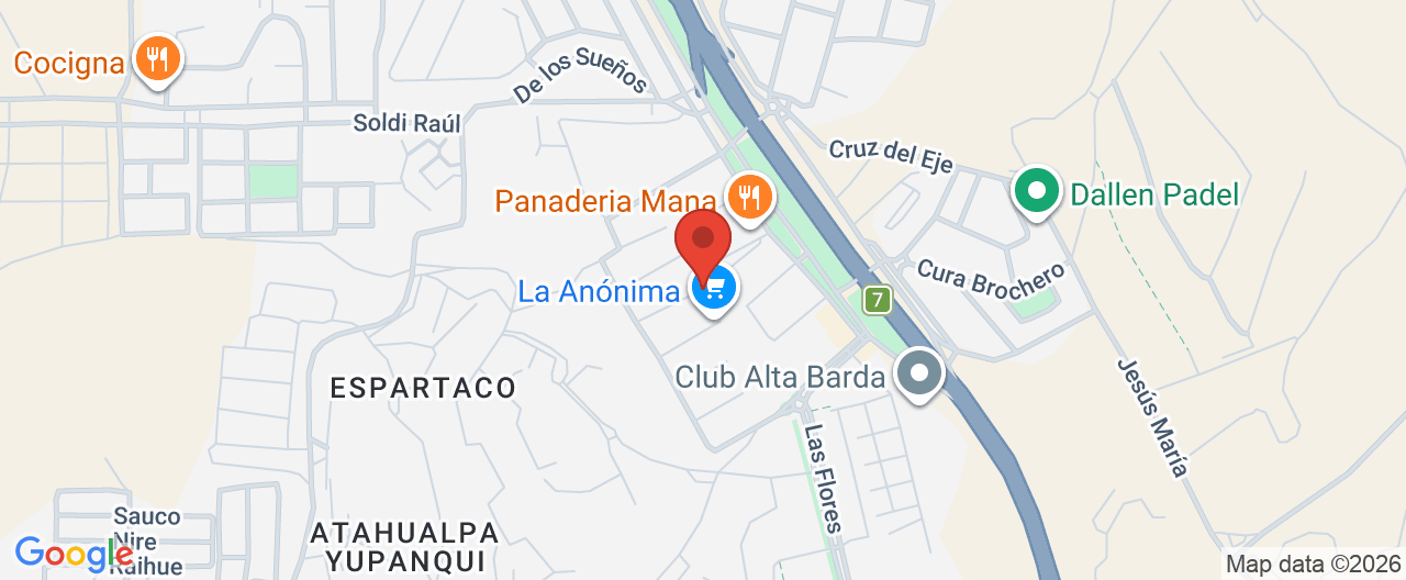Mapa de la ubicación