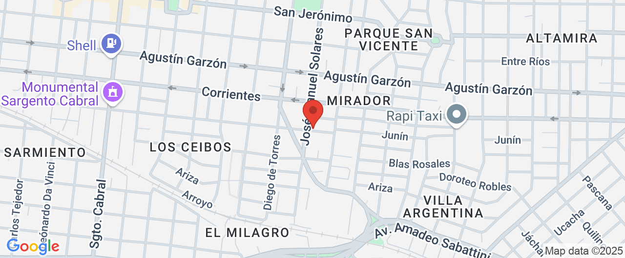 Mapa de la ubicación