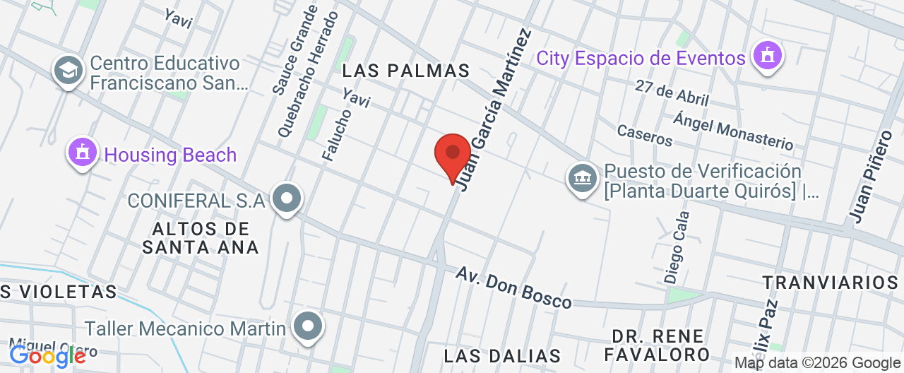 Mapa de la ubicación