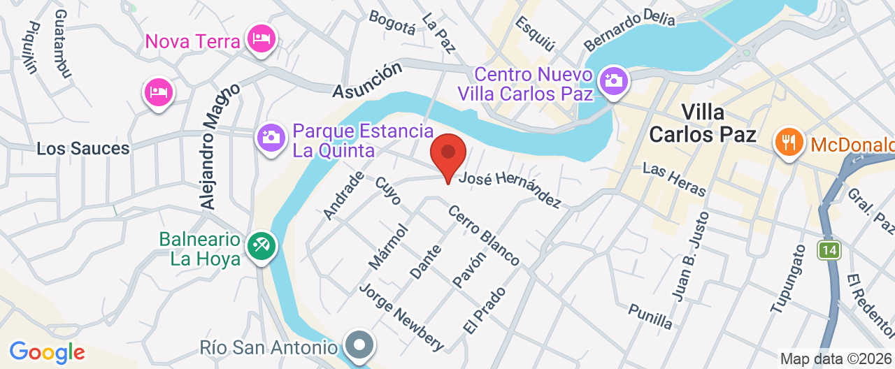 Mapa de la ubicación