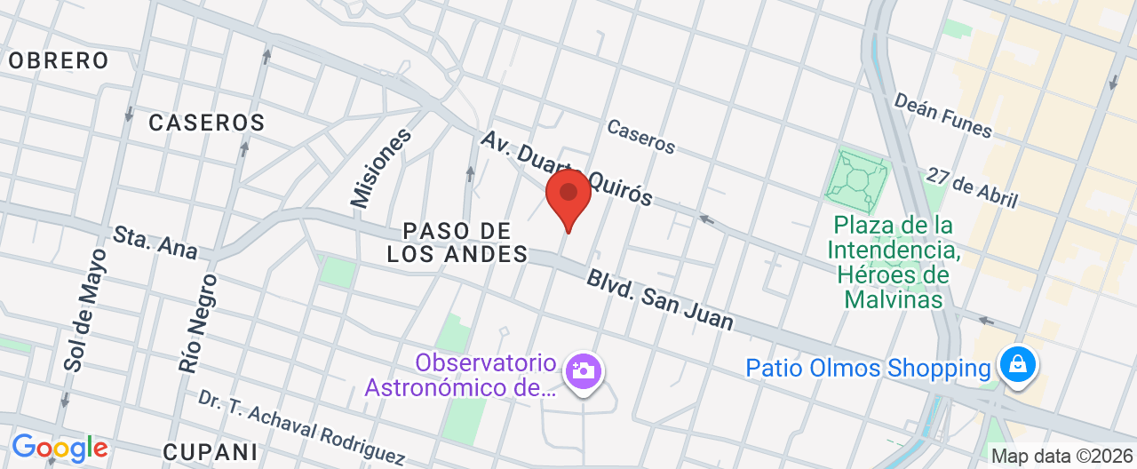 Mapa de la ubicación