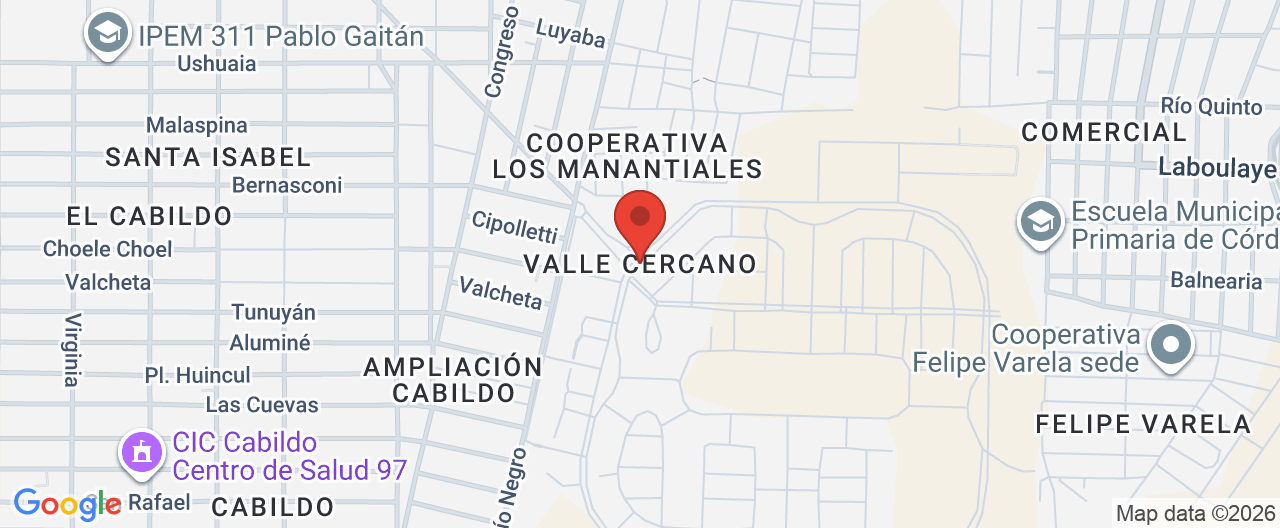 Mapa de la ubicación