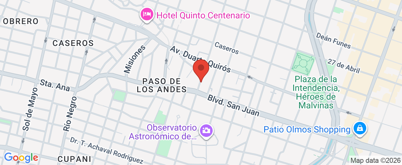 Mapa de la ubicación