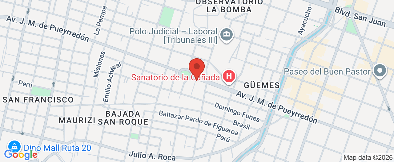 Mapa de la ubicación