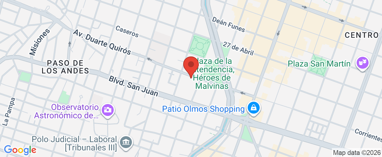 Mapa de la ubicación
