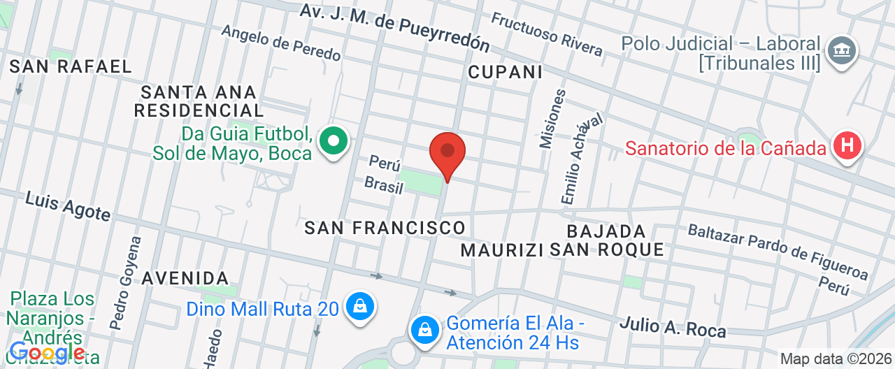 Mapa de la ubicación