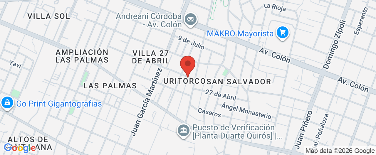 Mapa de la ubicación