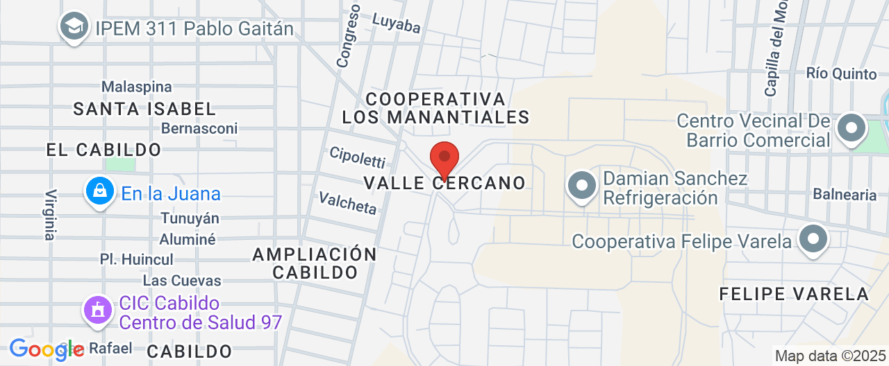 Mapa de la ubicación
