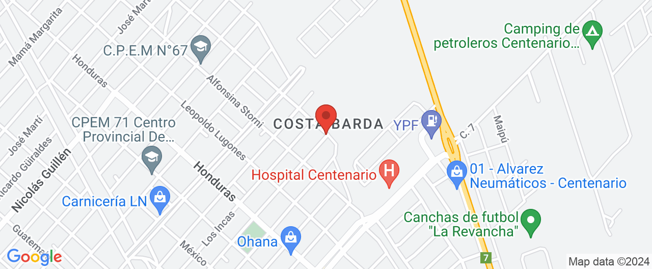 Mapa de la ubicación