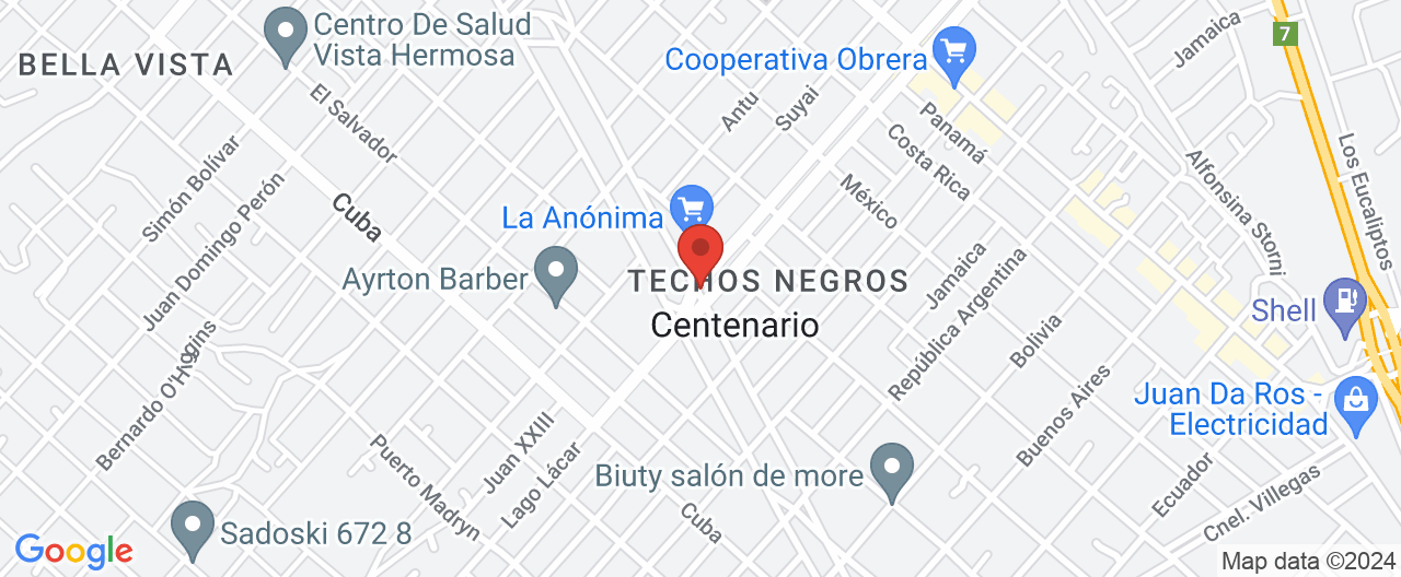 Mapa de la ubicación