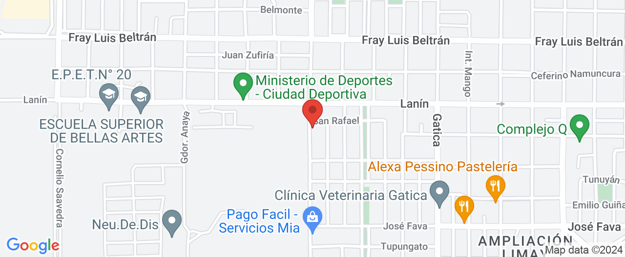 Mapa de la ubicación