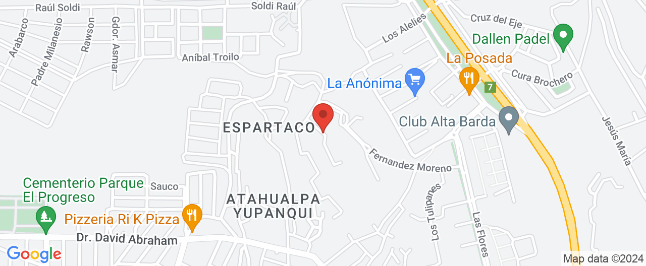 Mapa de la ubicación
