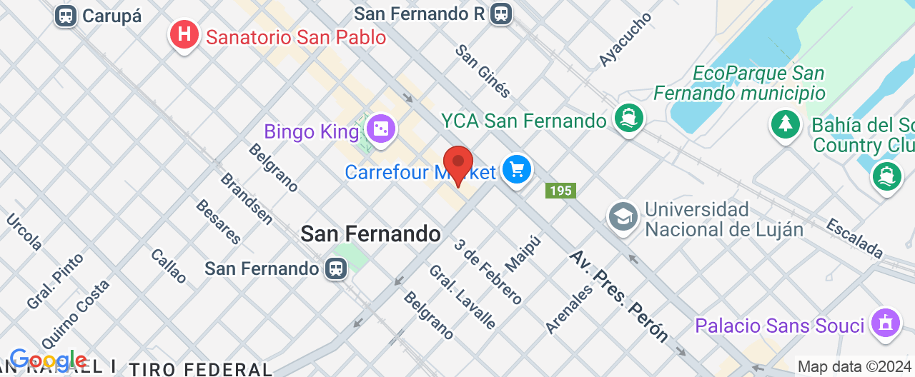 Mapa de la ubicación
