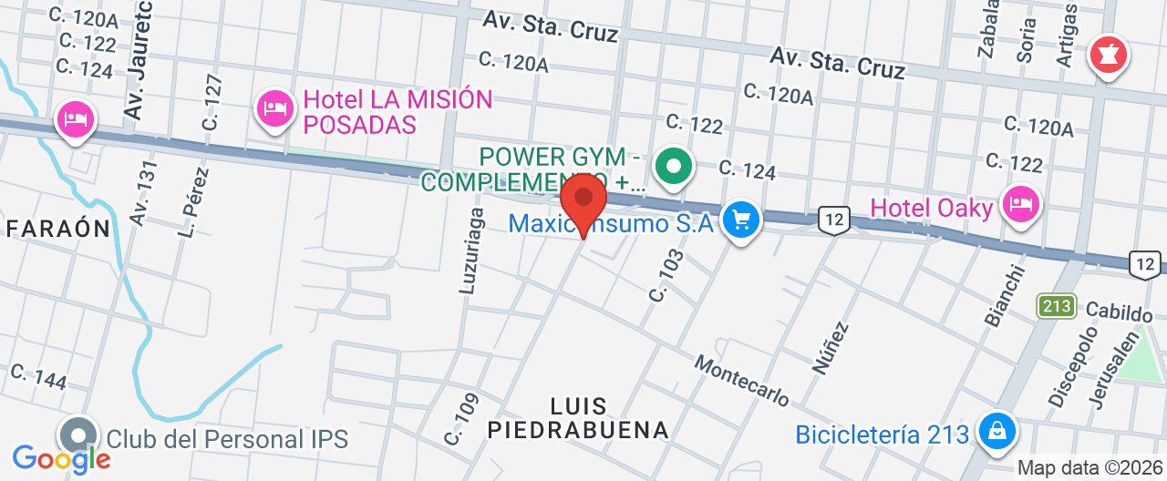 Mapa de la ubicación