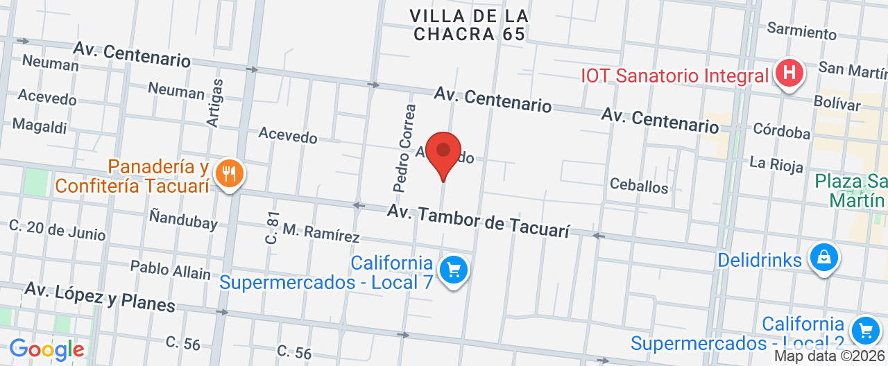 Mapa de la ubicación