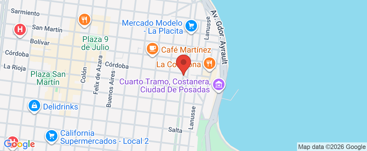 Mapa de la ubicación