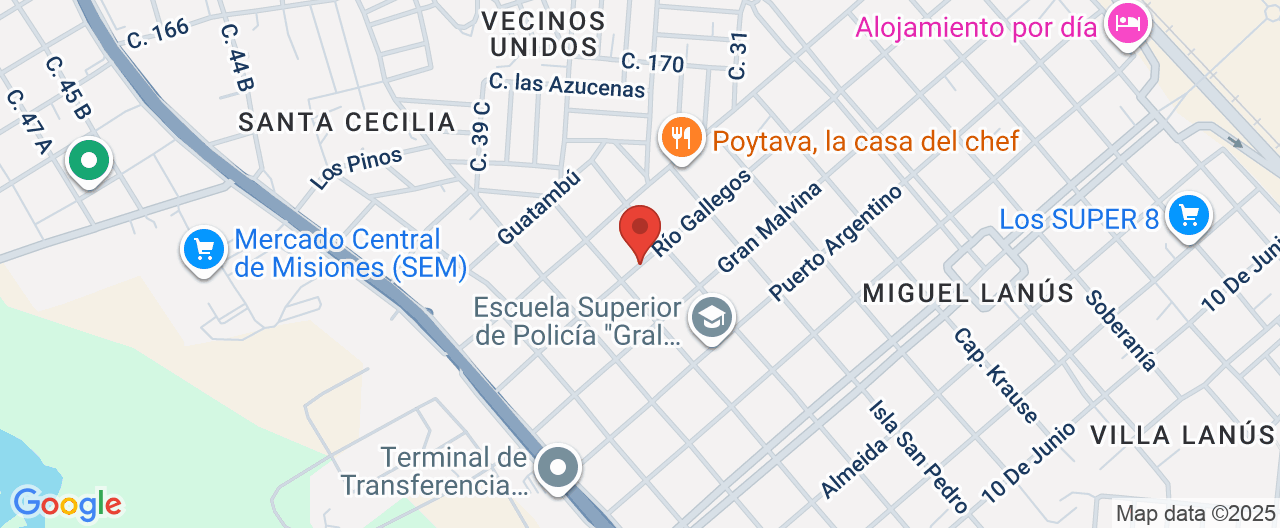 Mapa de la ubicación